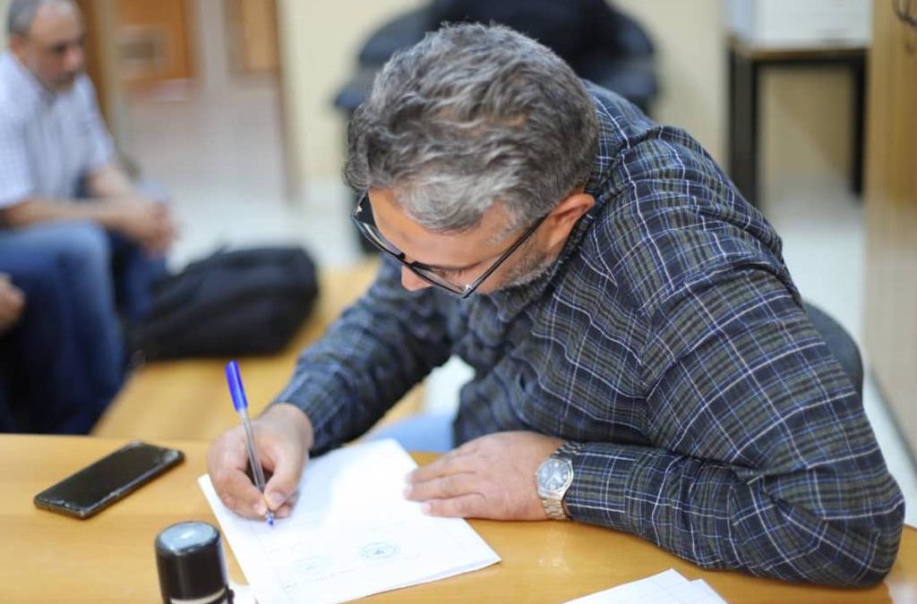 📌مراسم تسليم واستلام بكلية الصحة العامة