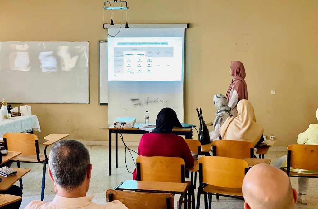 📌 مناقشة رسالة ماجستير في جودة الغذاء وتأثيرها على الحالة الغذائية وزيادة الوزن أثناء الحمل