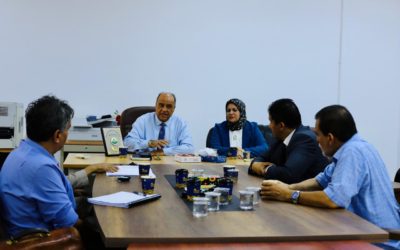 زيارة اللَّجنة الخاصة بتقييم برنامج الدكتوراه في التغذية بكلية الصحة العامة بجامعة بنغازي