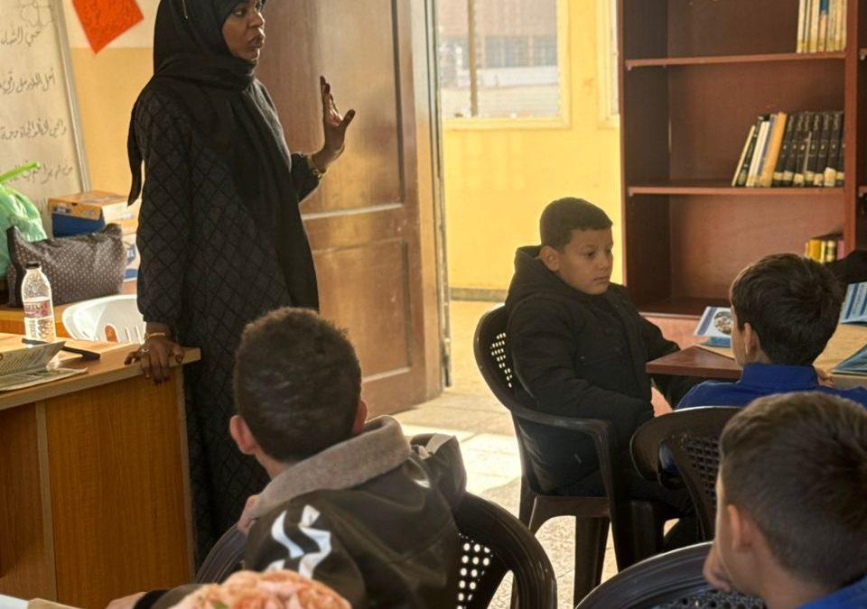 استمرار حملة التوعية الصحية – كلية الصحة العامة جامعة بنغازي