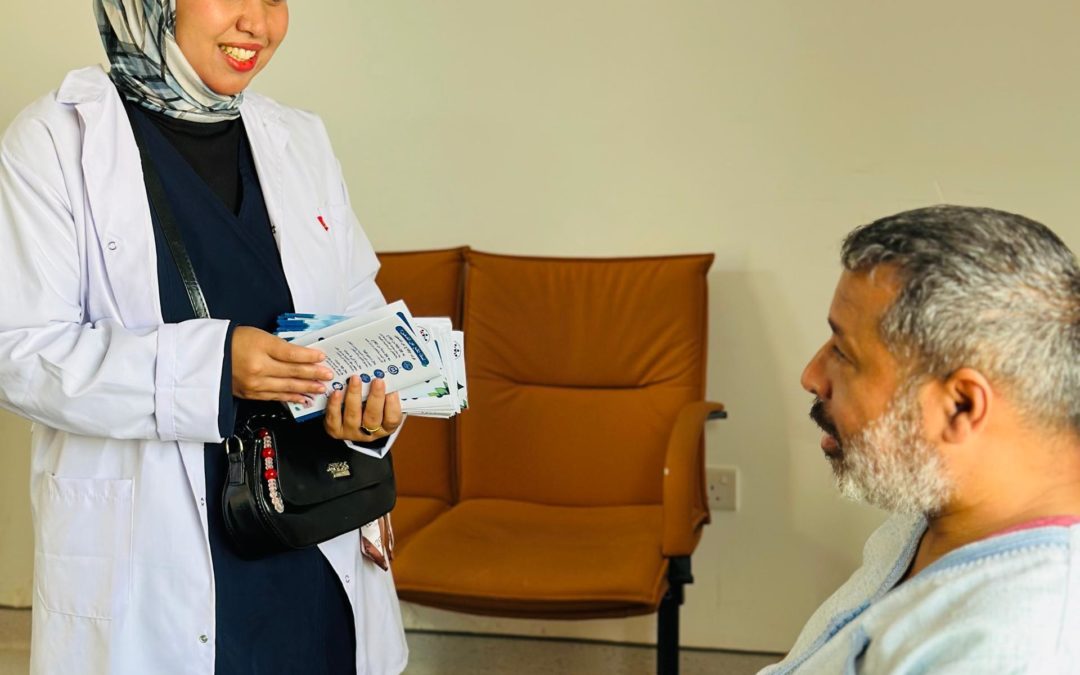 حملة توعوية متواصلة للامتناع عن التدخين بكلية الصحة العامة بجامعة بنغازي